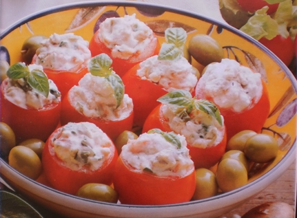Tomates Cereja Recheados com Queijo de Cabra