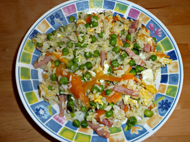 Prato arroz Colorido